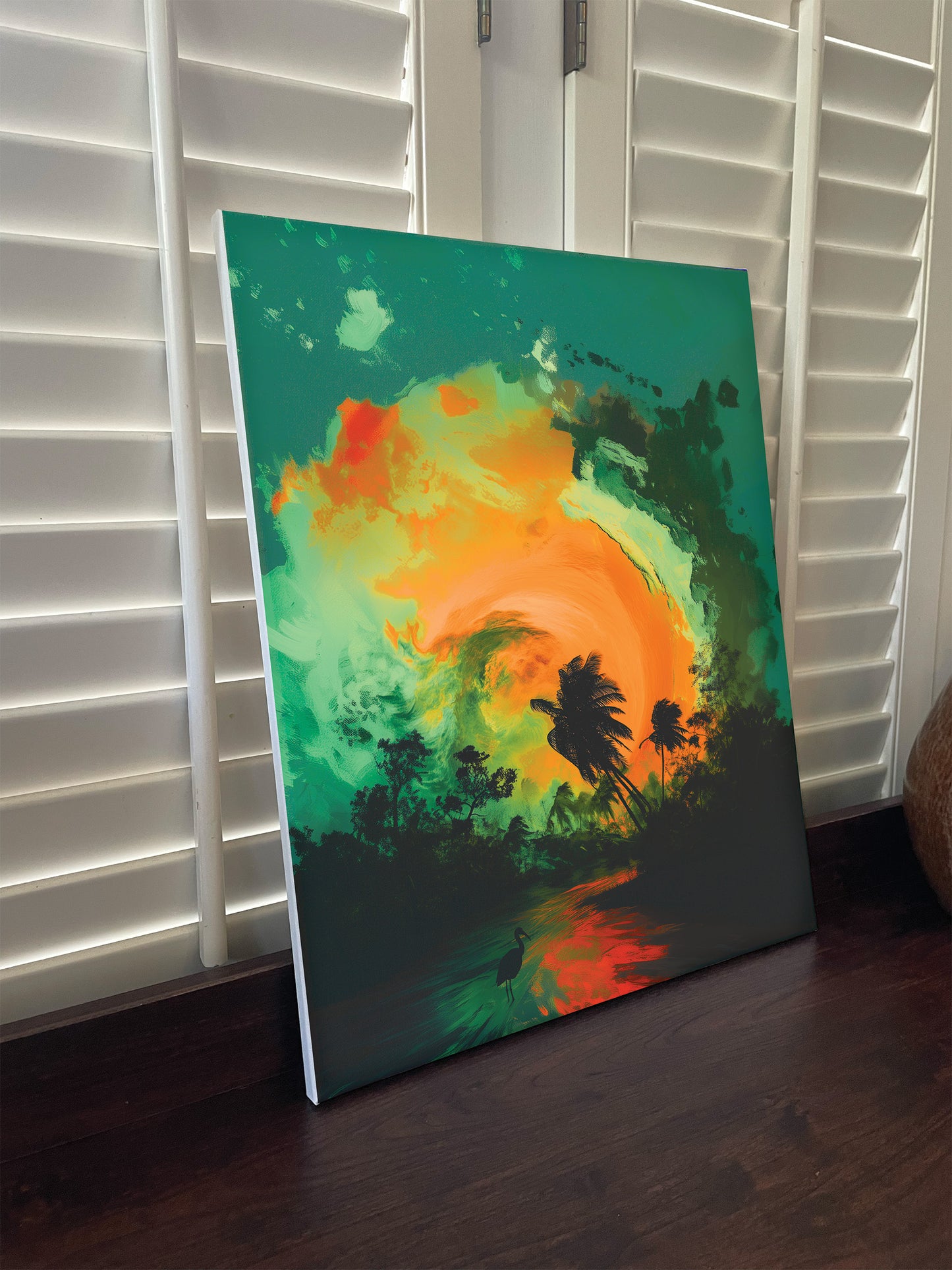 Miami Hurricanes inspired Canvas or Print Wall Art. Hurricanes 1