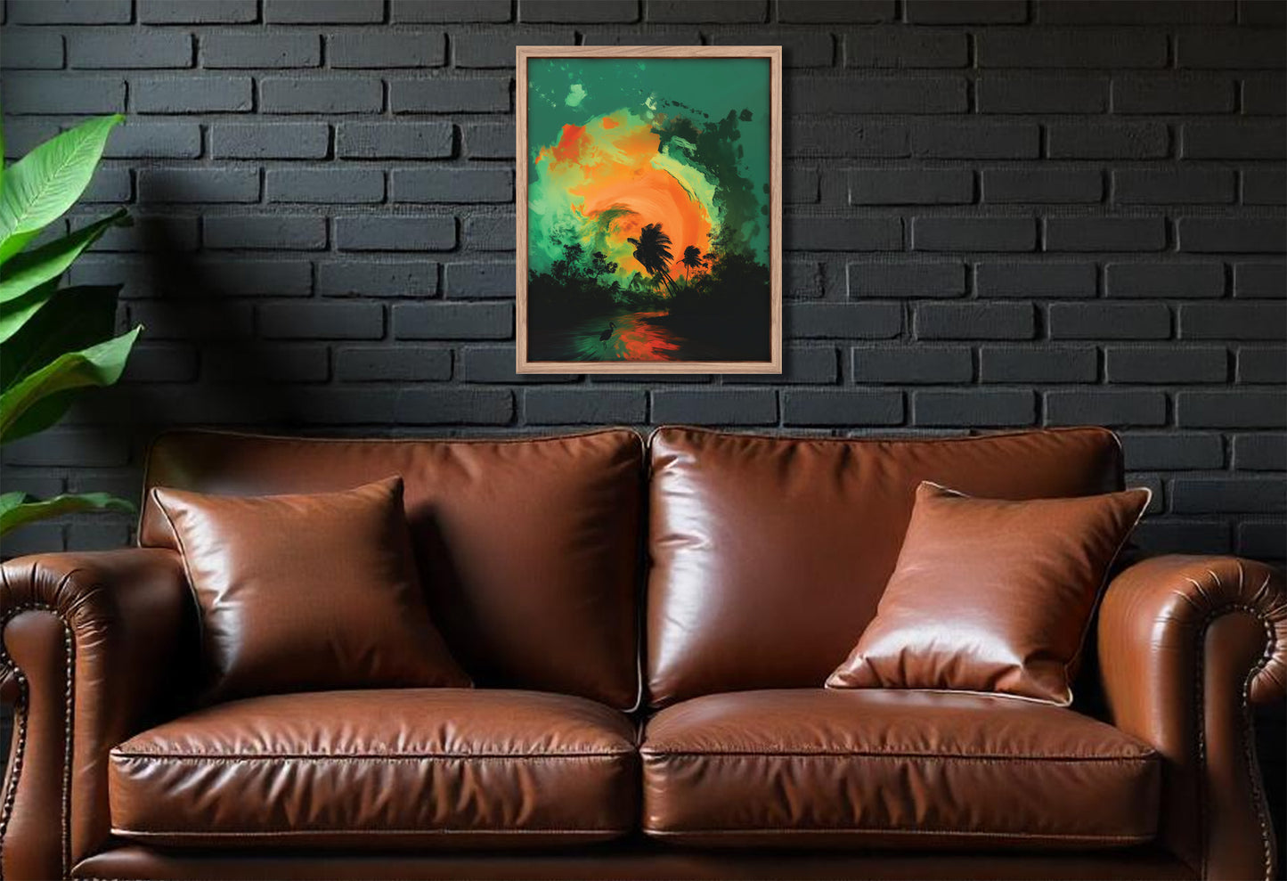 Miami Hurricanes inspired Canvas or Print Wall Art. Hurricanes 1