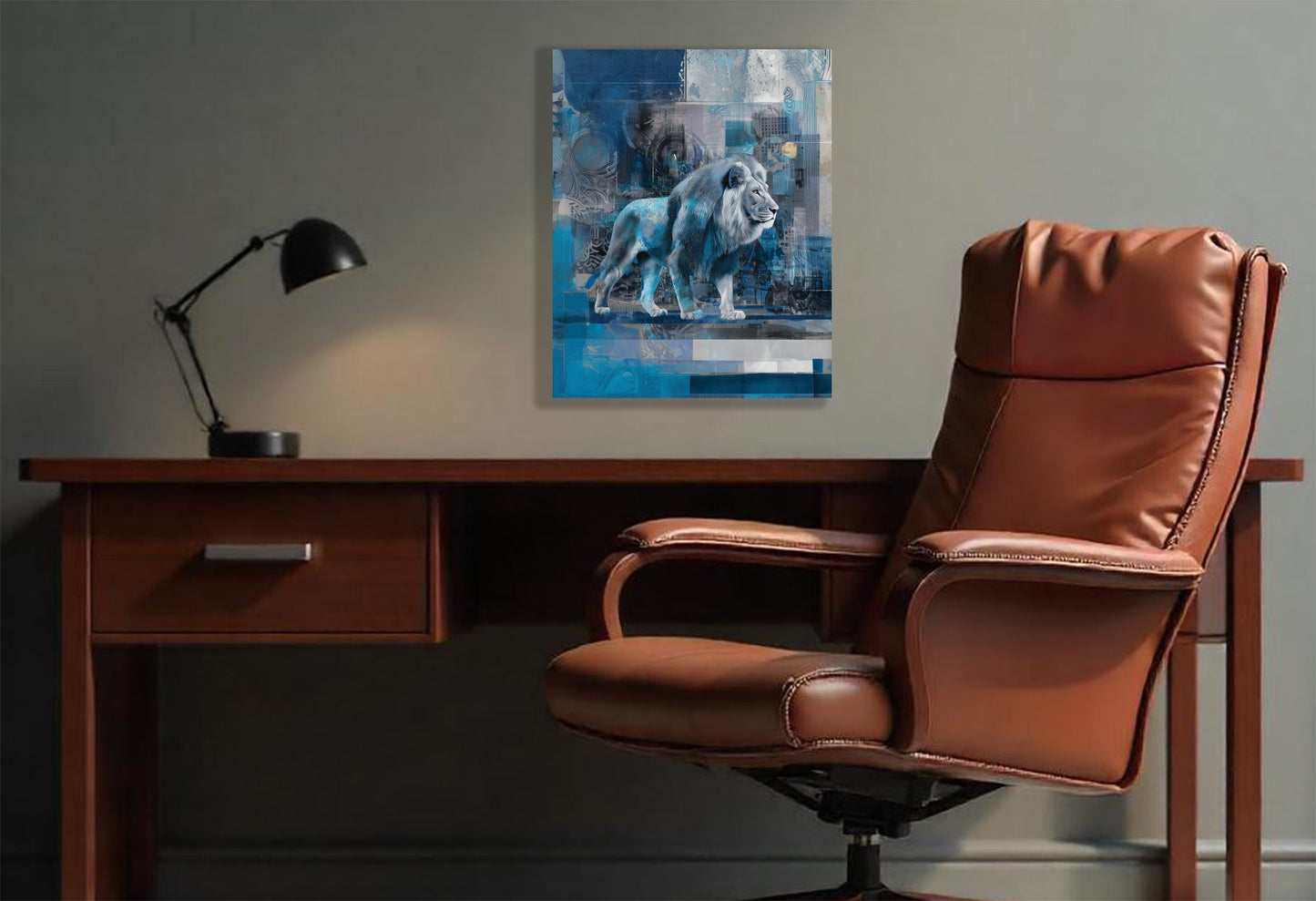 Detroit Lions Inspired Canvas or Poster Wall Art Print. Lions 1
