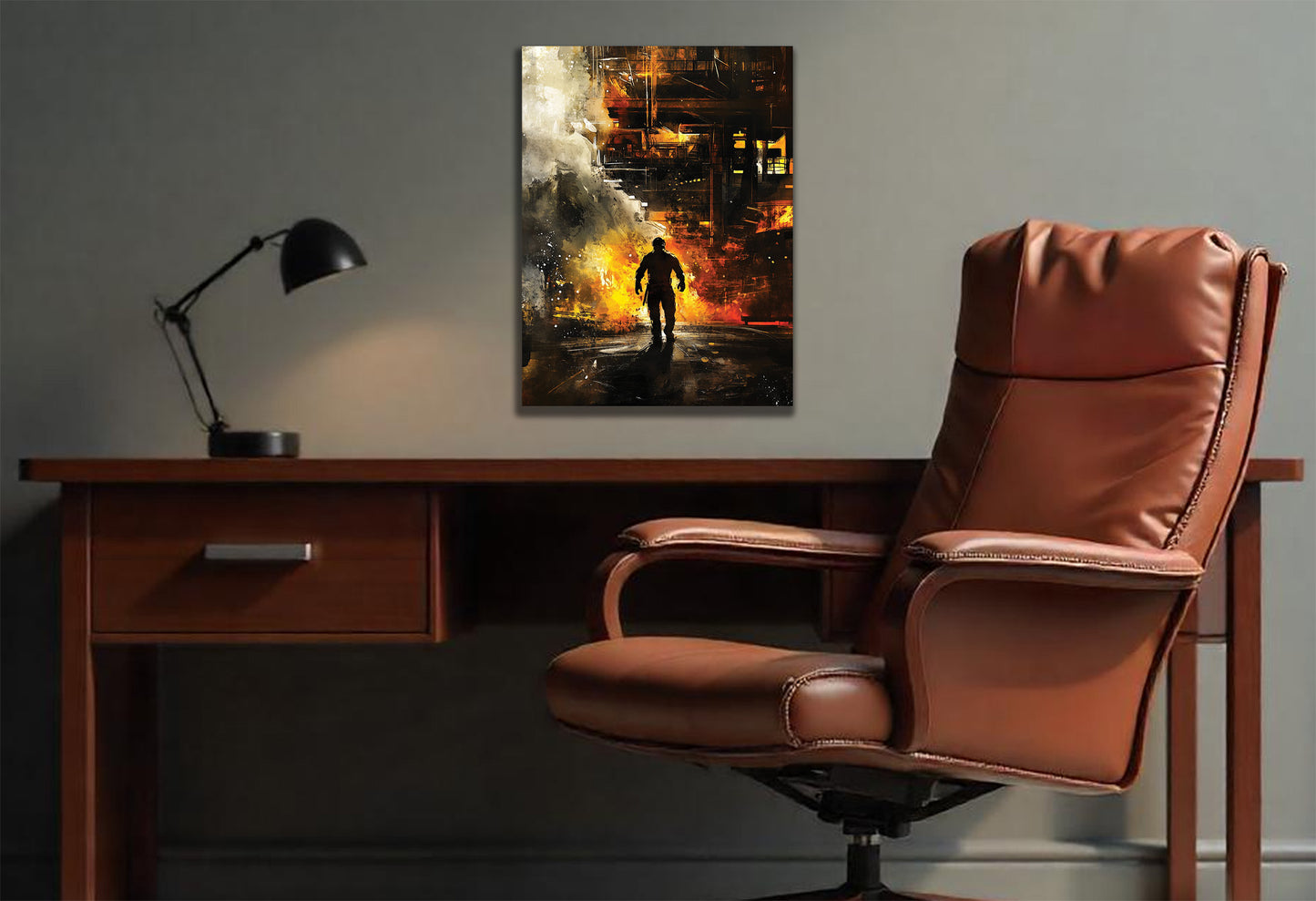 Pittsburgh Steelers inspired Canvas or Poster print. Black and Gold abstract art. Steelers 1