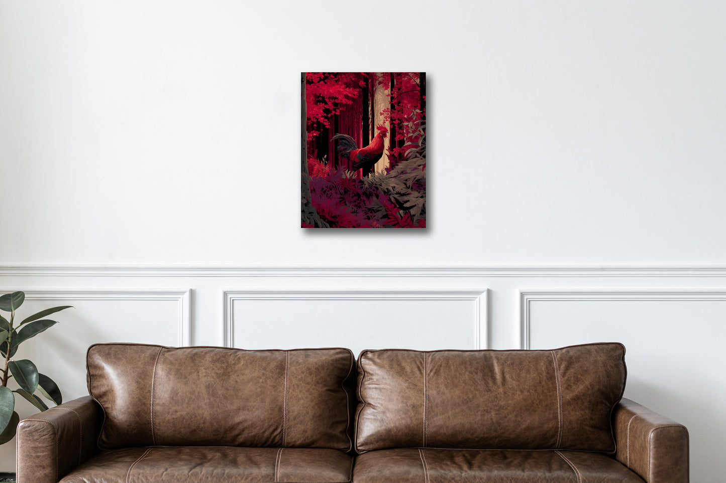 Camecock Canvas or Poster Wall Art. Maroon and black. Gamecocks 1