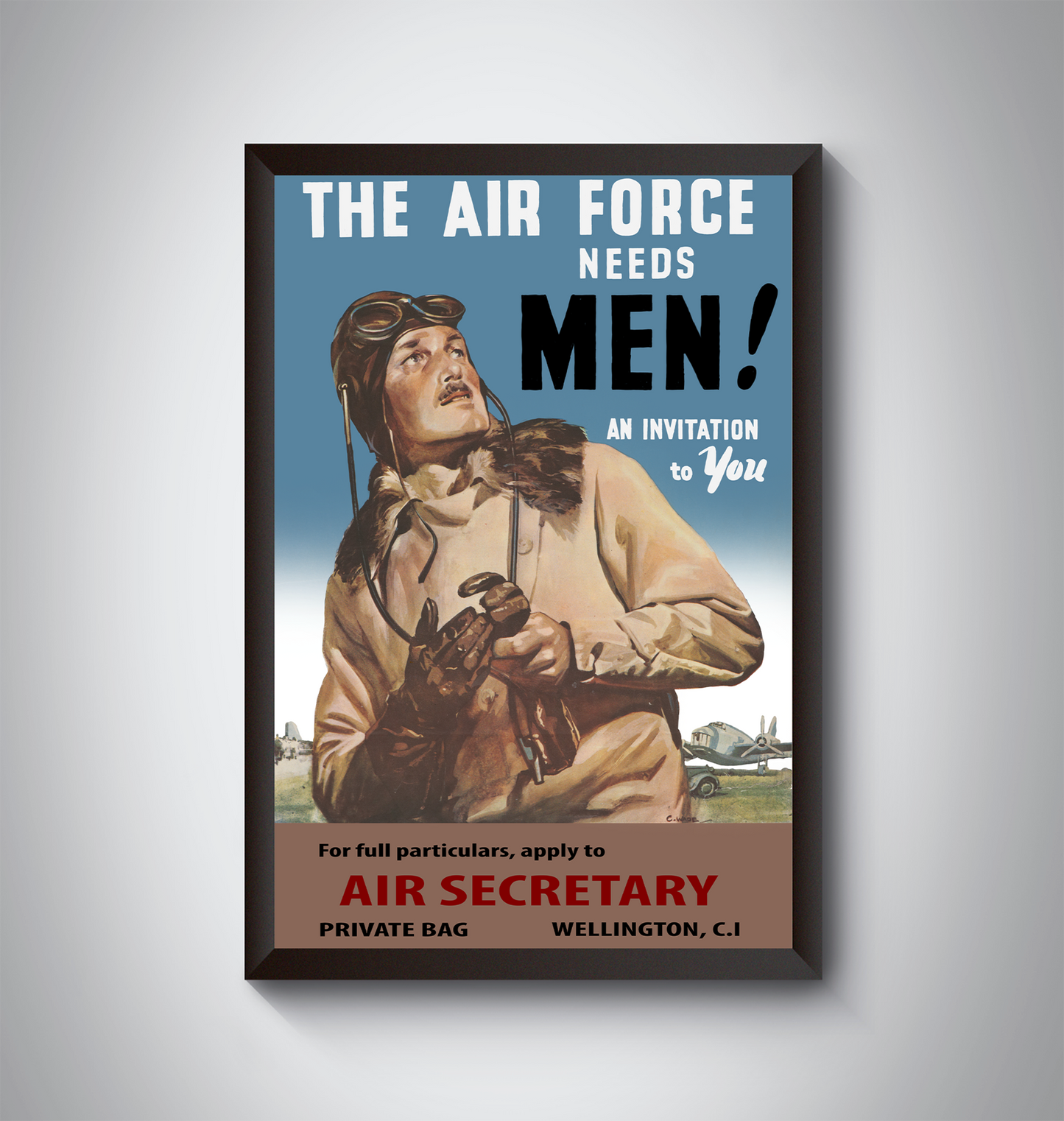 Vintage US Air Force Recruitment Poster