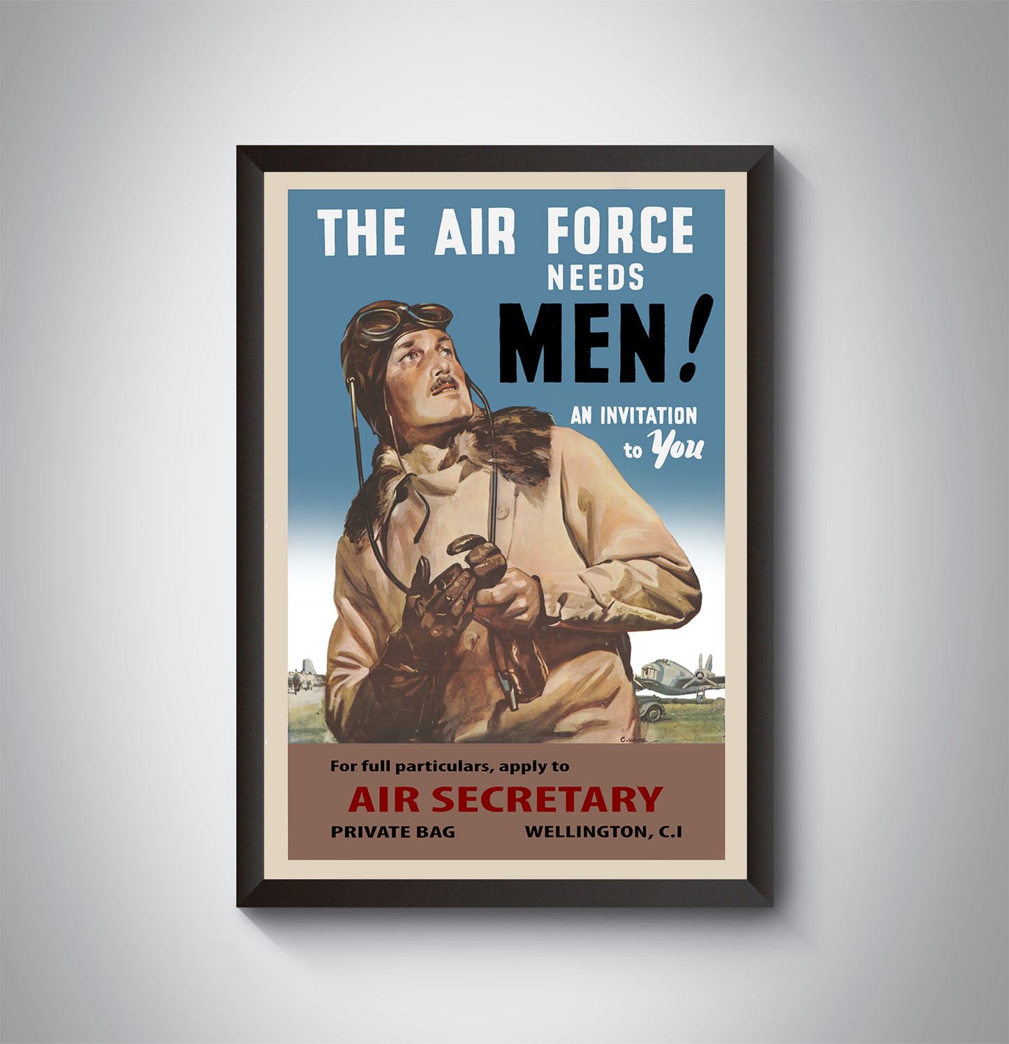 Vintage US Air Force Recruitment Poster