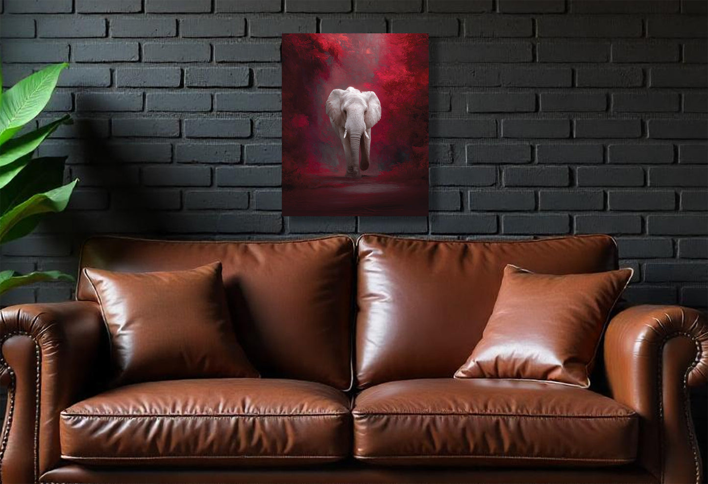 Alabama Crimson Tide Inspired Canvas or Poster Wall Art. Burgundy and white wall art.