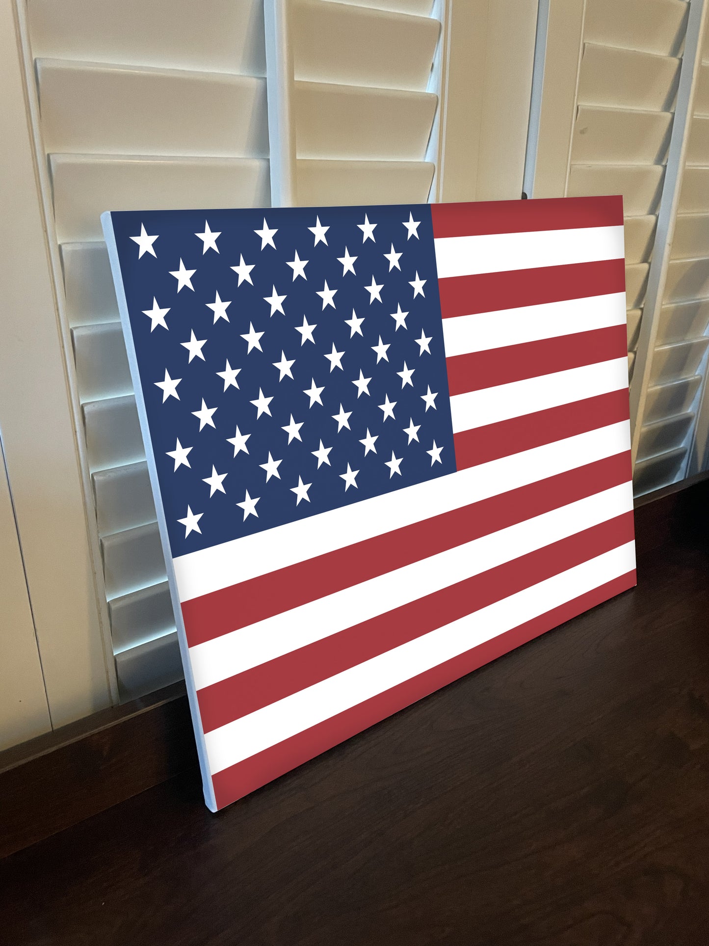 American Flag on Canvas or Poster print.