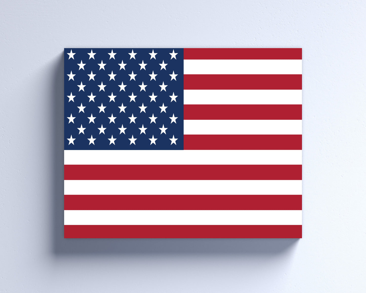 American Flag on Canvas or Poster print.