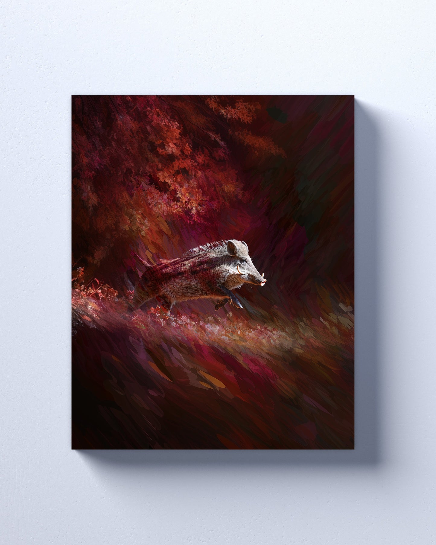 Razorback Canvas or Poster Wall Art. Black and gold. Razorbacks 1