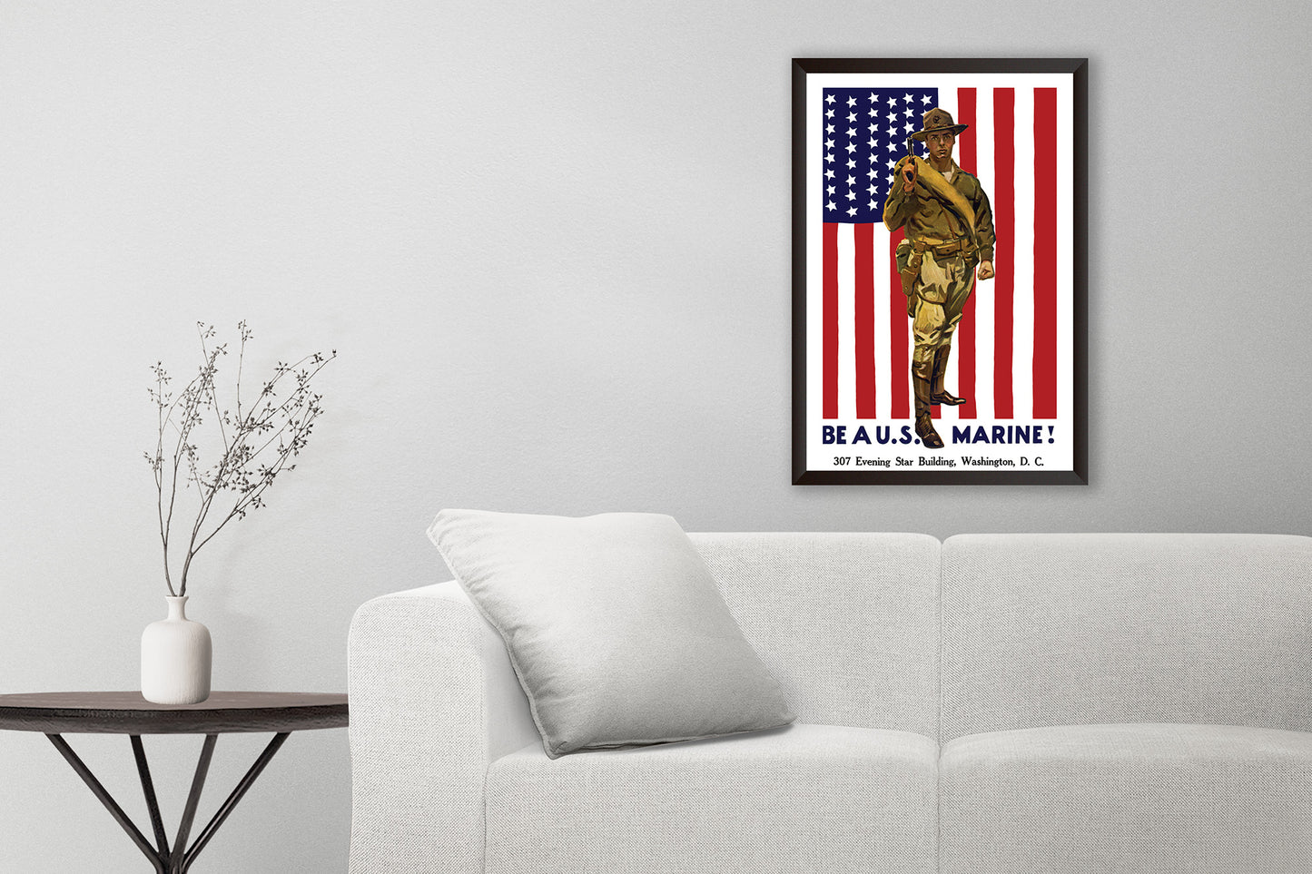 Vintage US Marines Recruitment Poster from WW1