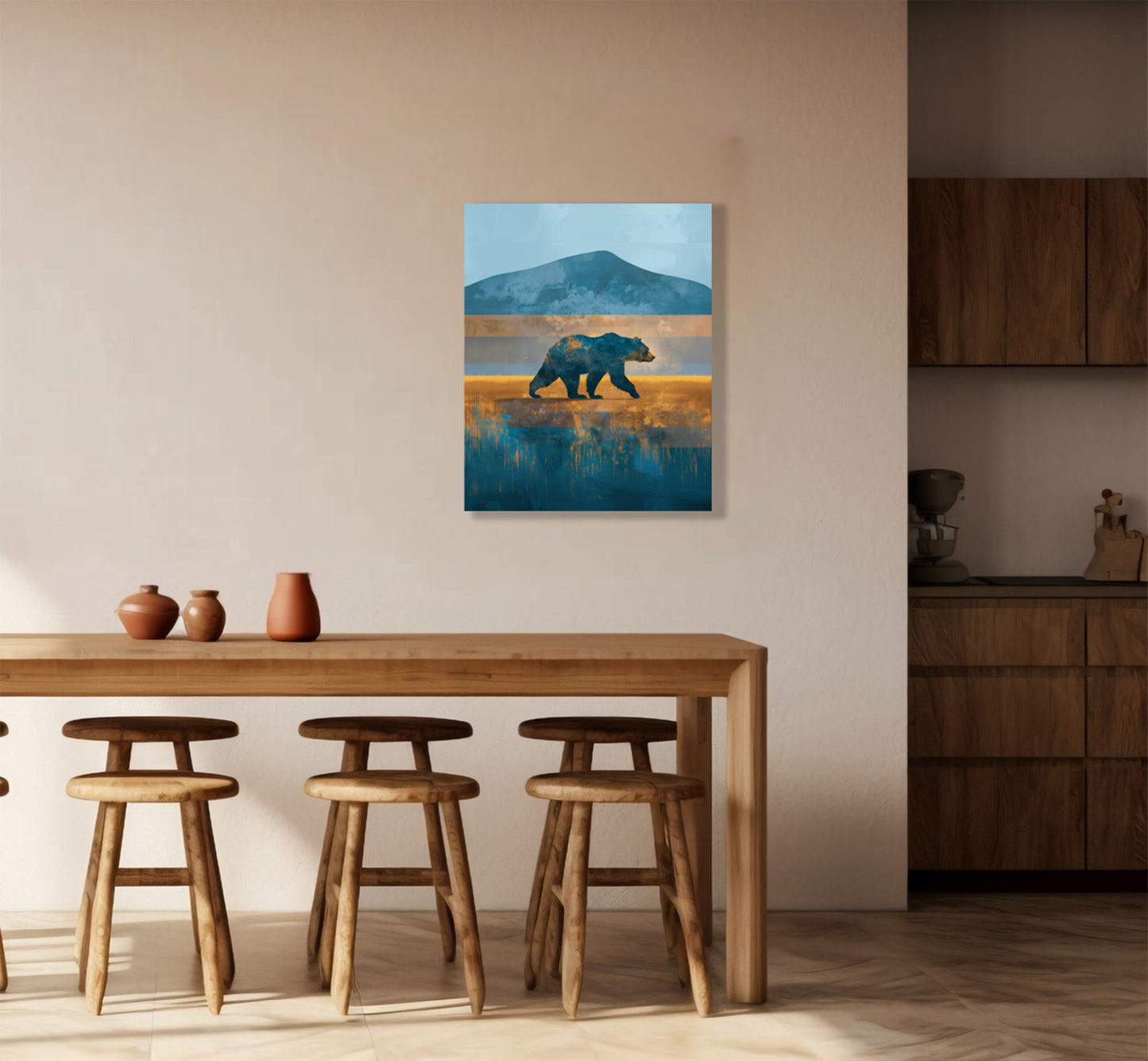 UCLA Bruins Inspired Canvas or Poster Wall Art. Black and Yellow. Bruins