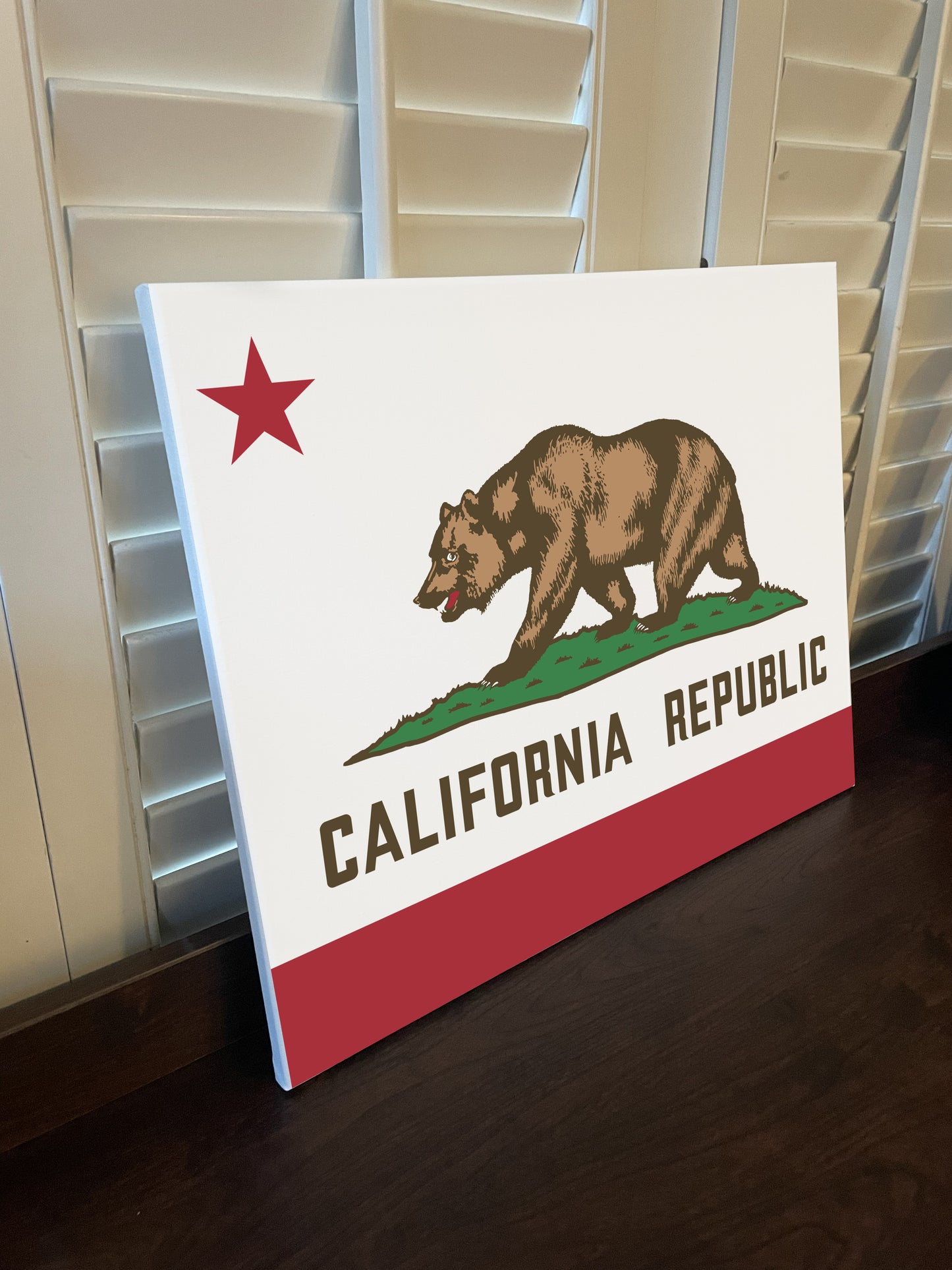 California Flag on Canvas or Poster print.
