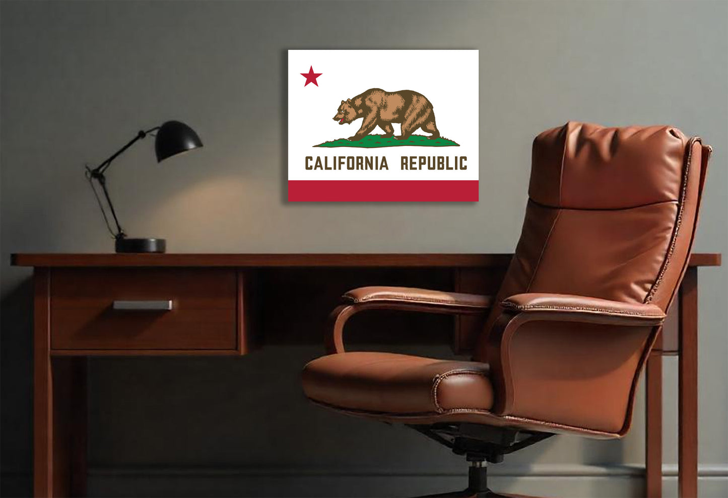 California Flag on Canvas or Poster print.