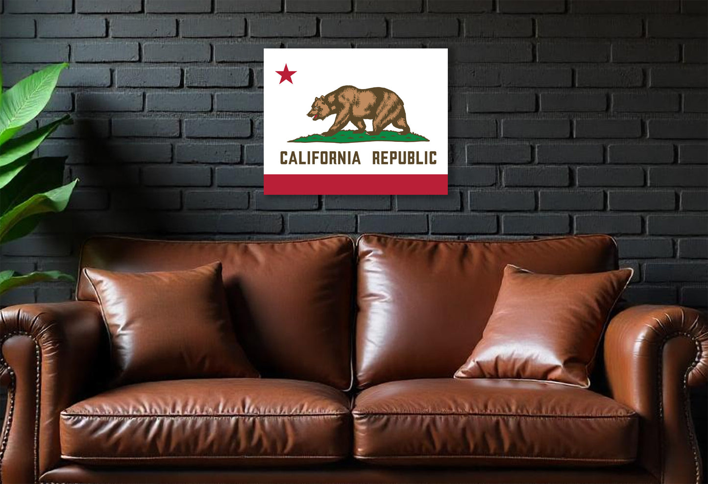 California Flag on Canvas or Poster print.