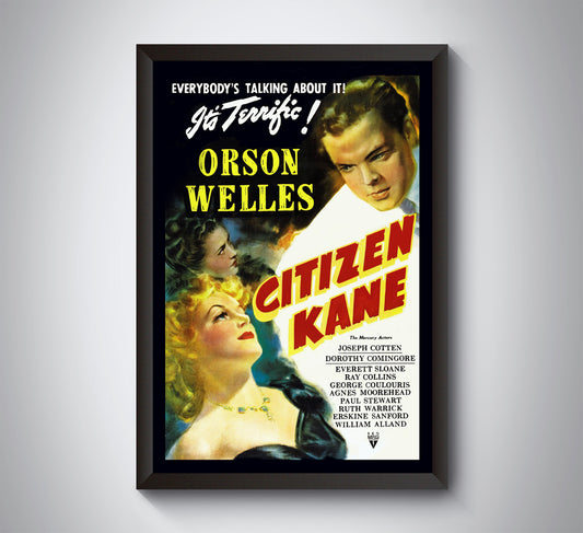 Citizen Kane, Vintage Hollywood Movie Poster