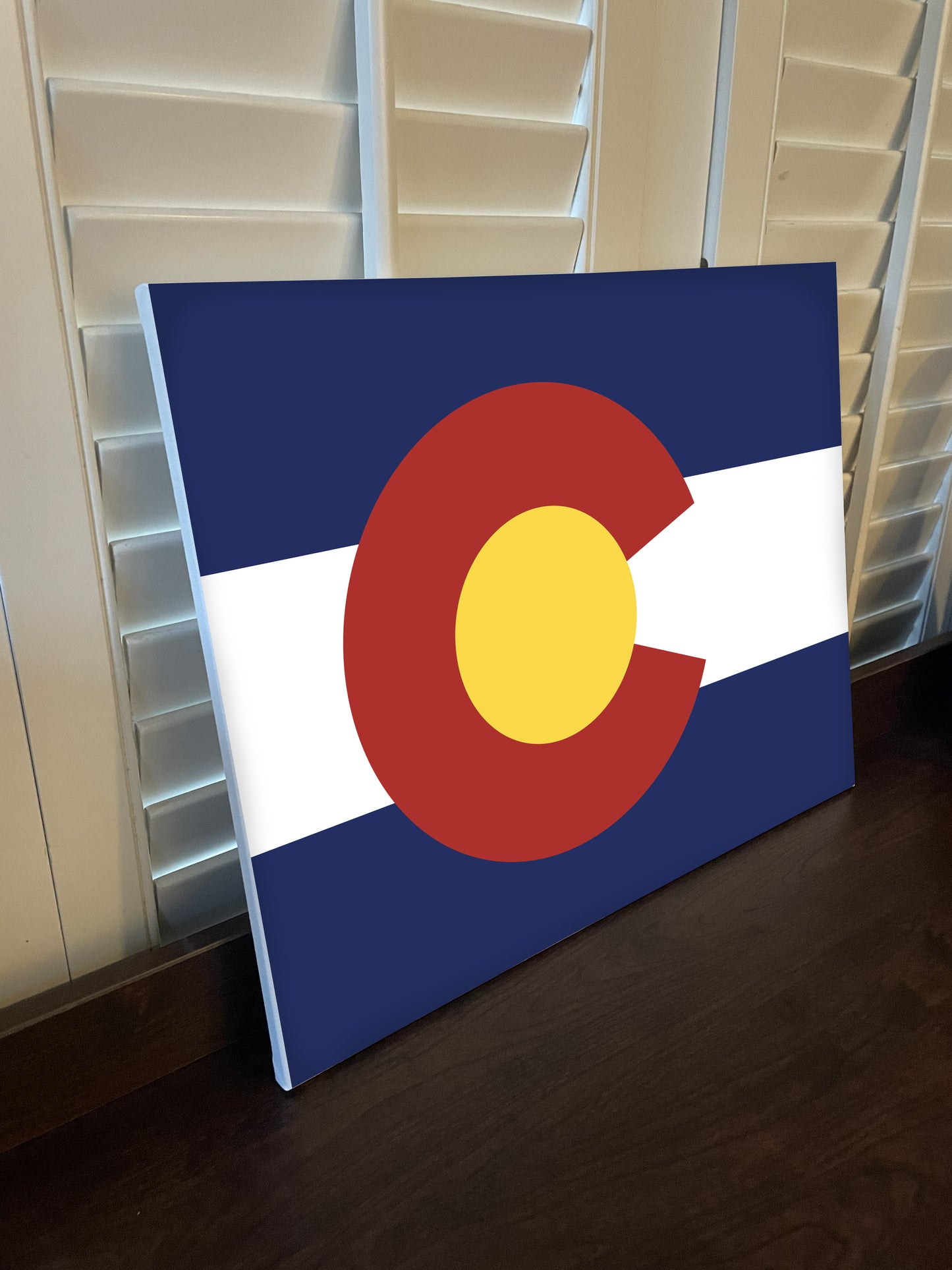 Colorado Flag on Canvas or Poster print.