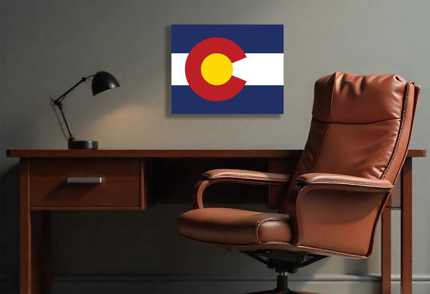 Colorado Flag on Canvas or Poster print.
