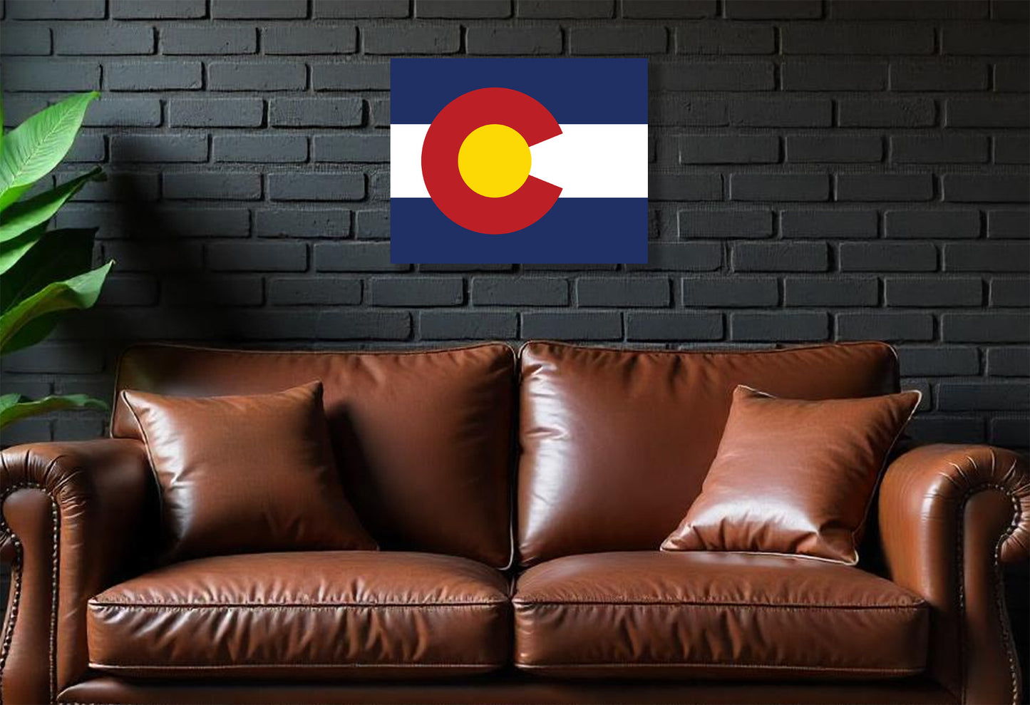 Colorado Flag on Canvas or Poster print.