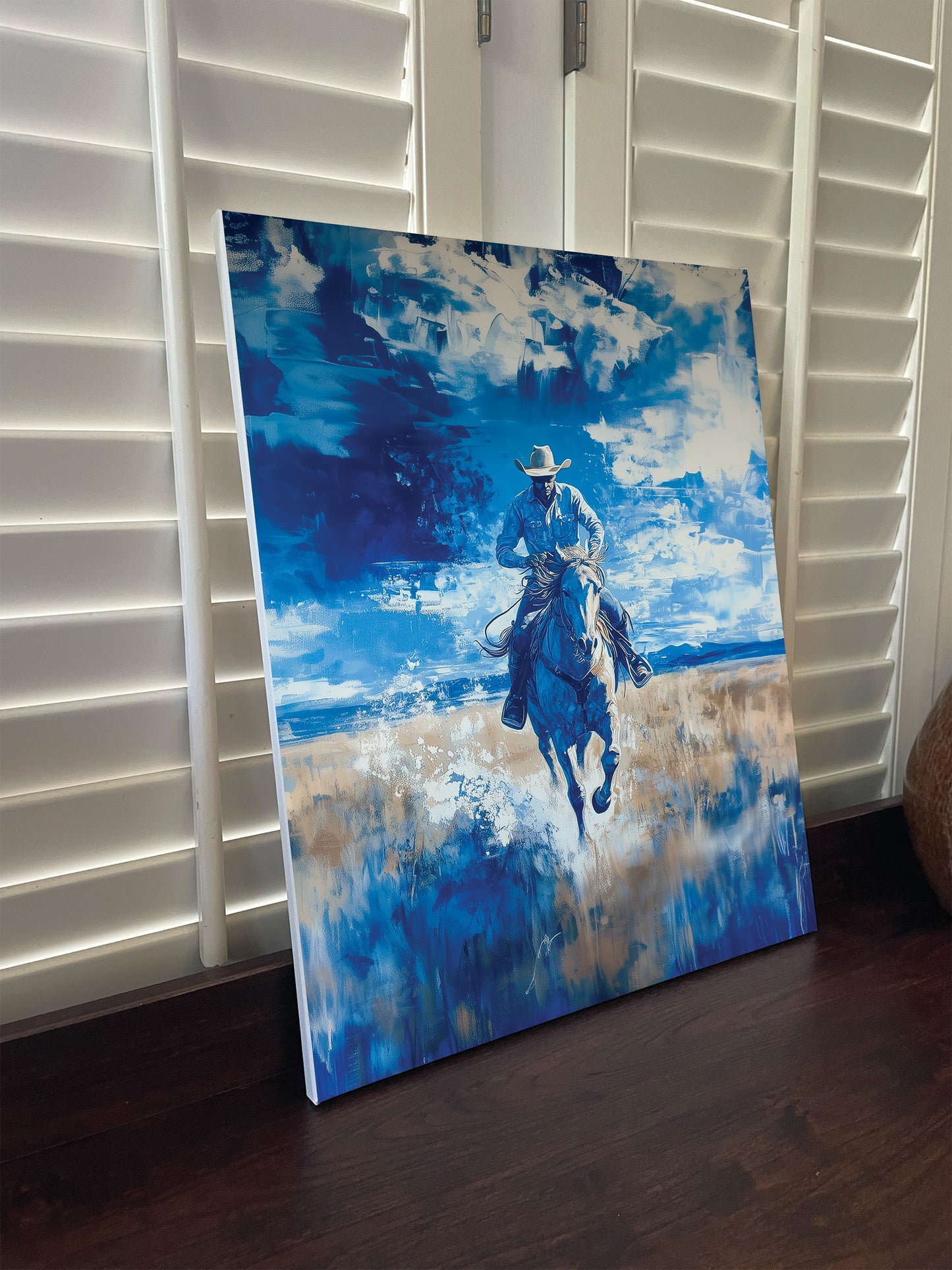Dallas Cowboys Inspired, Abstract Canvas or Poster Print. Cowboys 1