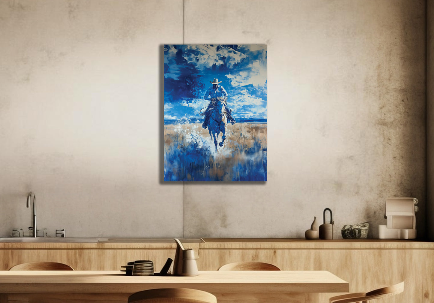 Dallas Cowboys Inspired, Abstract Canvas or Poster Print. Cowboys 1