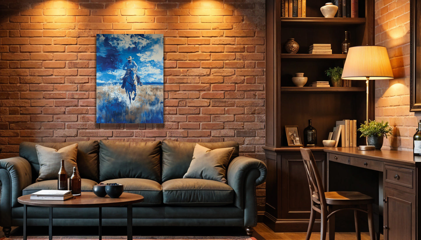 Dallas Cowboys Inspired, Abstract Canvas or Poster Print. Cowboys 1