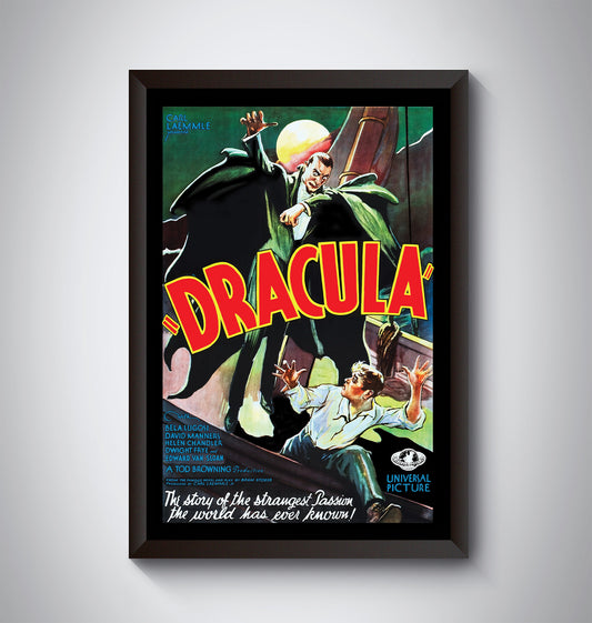 Dracula Vintage Movie Poster. Cleaned up and updated.