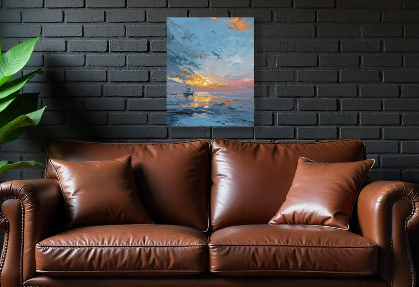 Fisherman Wall Art Print on canvas or poster. Fisherman 1