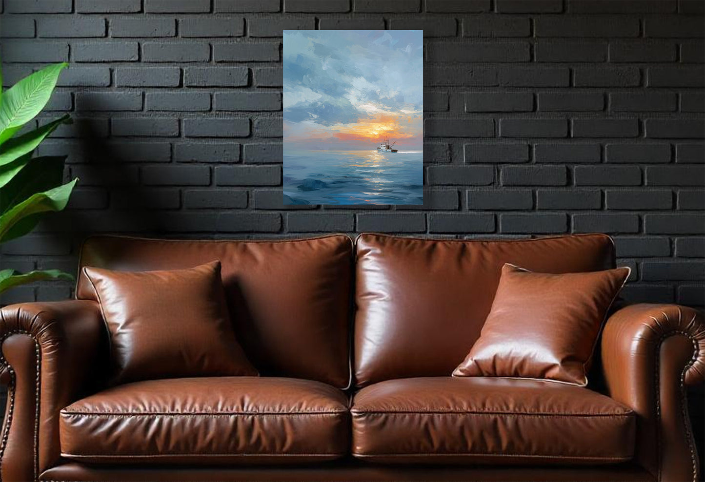 Fisherman Wall Art Print on canvas or poster. Fisherman 2