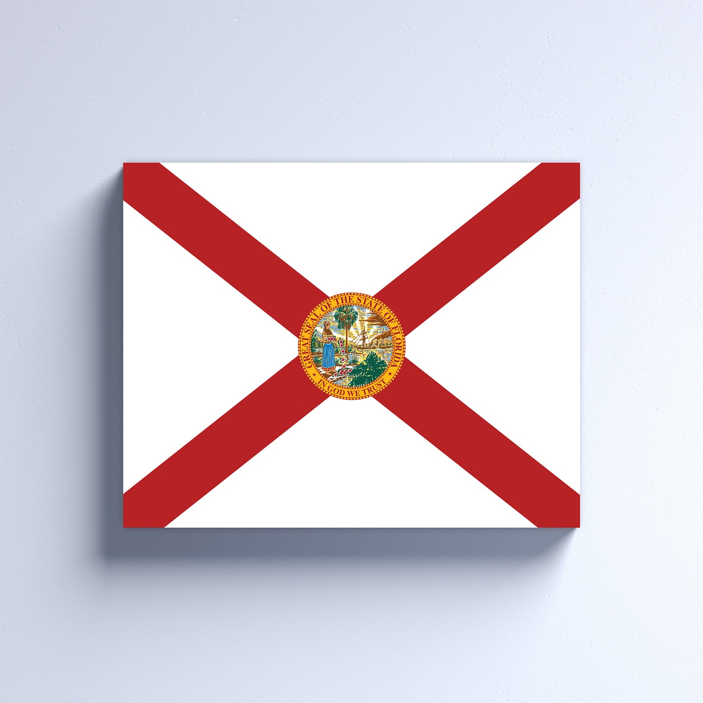 Florida Flag on Canvas or Poster print.