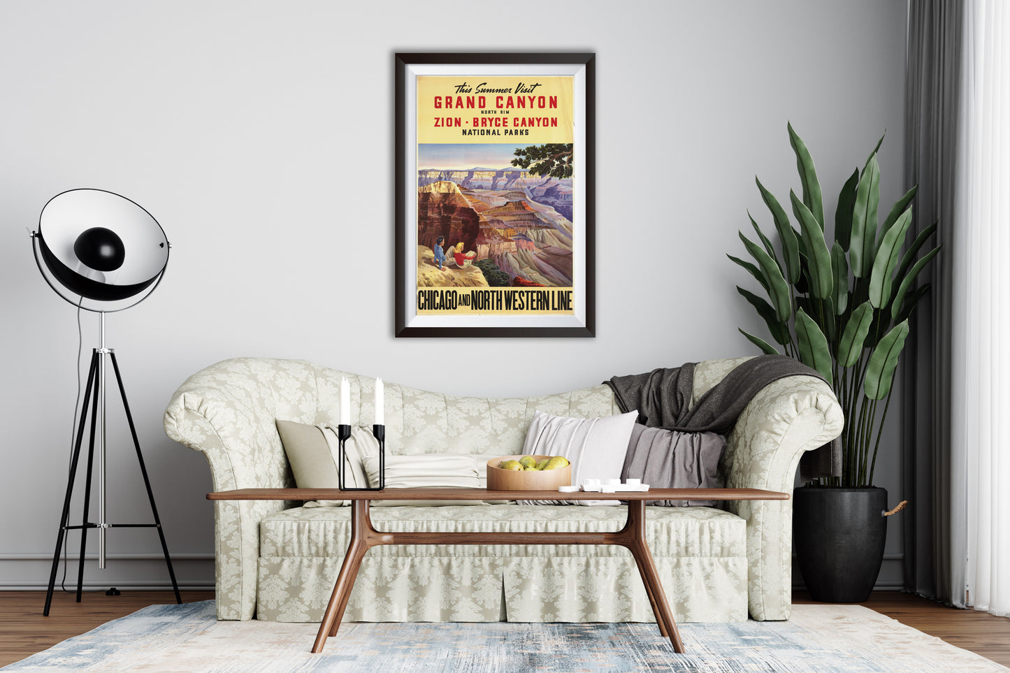 Vintage Grand Canyon Travel Poster from the 1920's and 1930's.