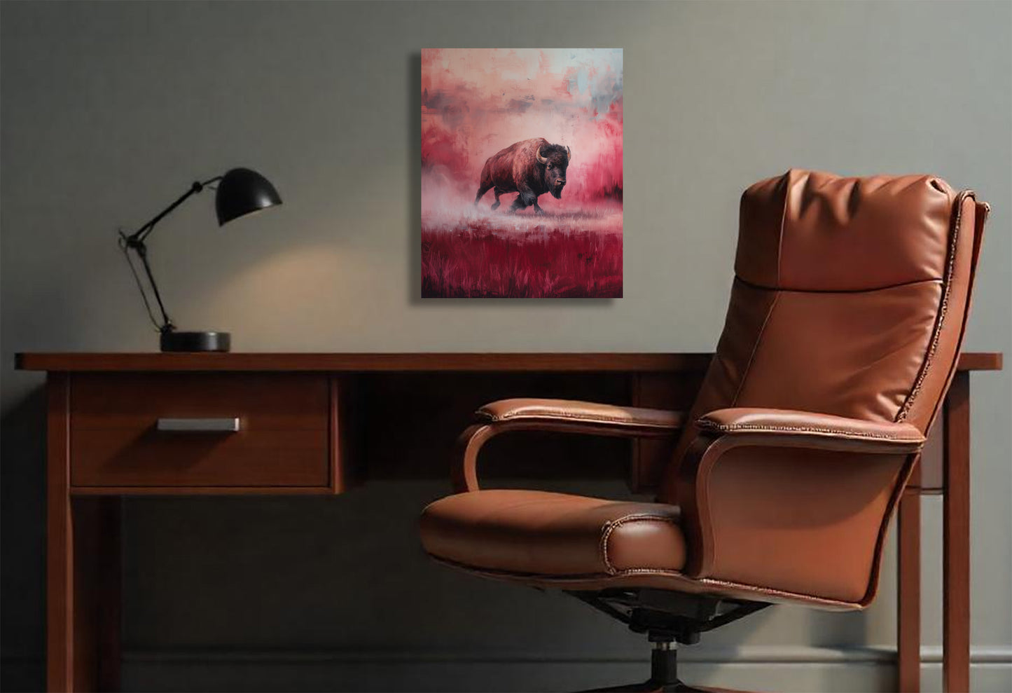 Hoosiers/Buffalo Inspired Canvas or Poster Wall Art. Crimson and Cream. Hoosiers 2