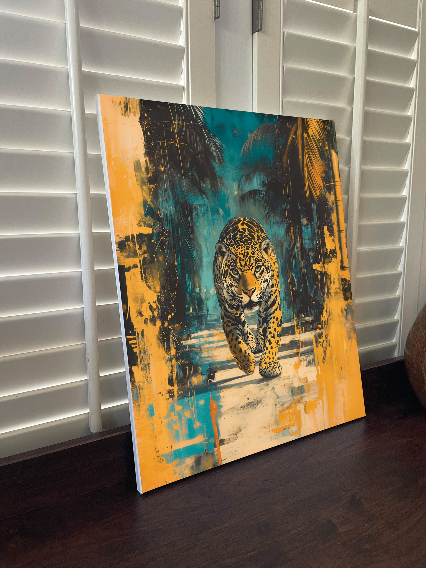 Jacksonville Jaguars inspired Canvas or Print Wall Art. Jaguar 2
