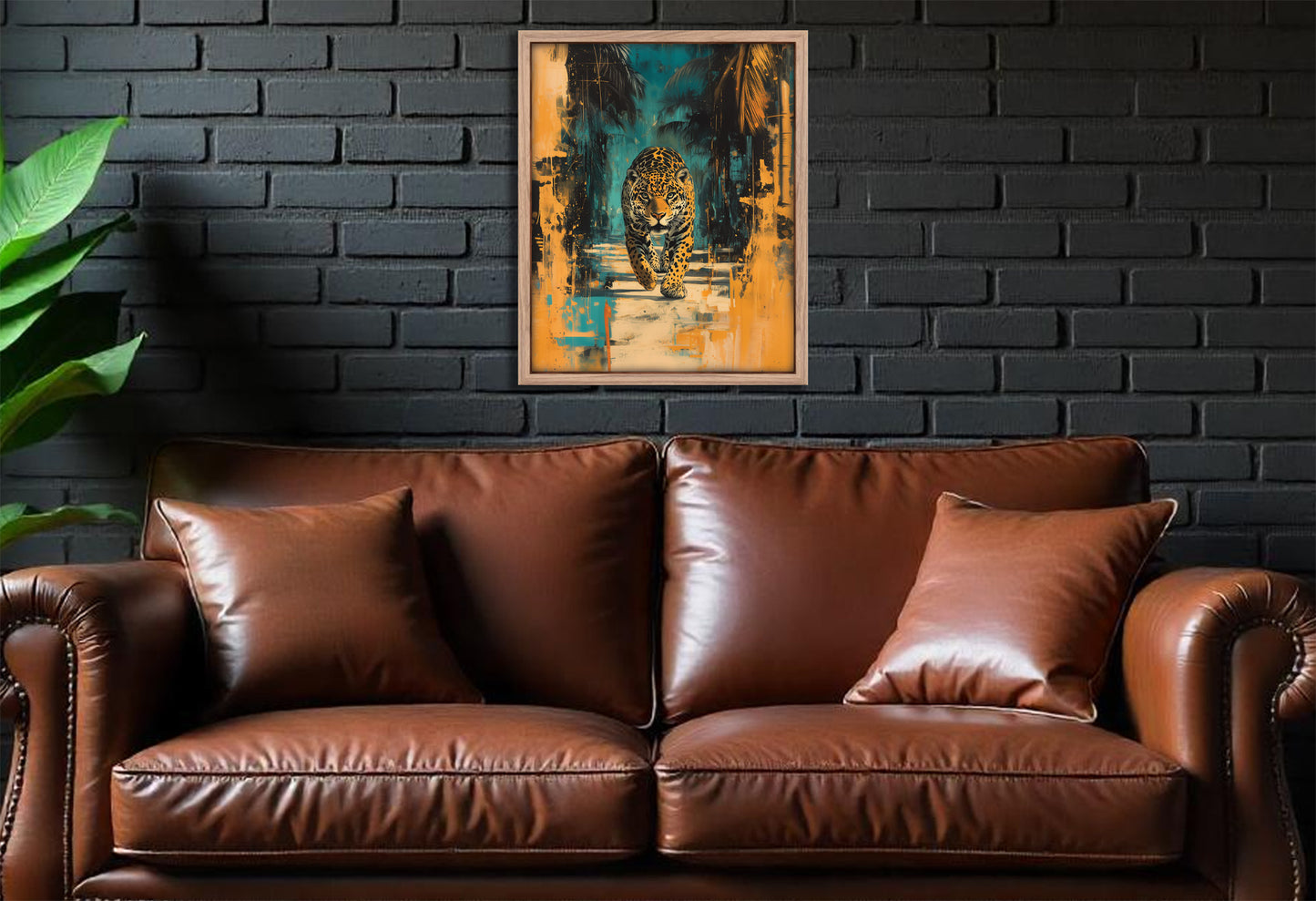 Jacksonville Jaguars inspired Canvas or Print Wall Art. Jaguar 2