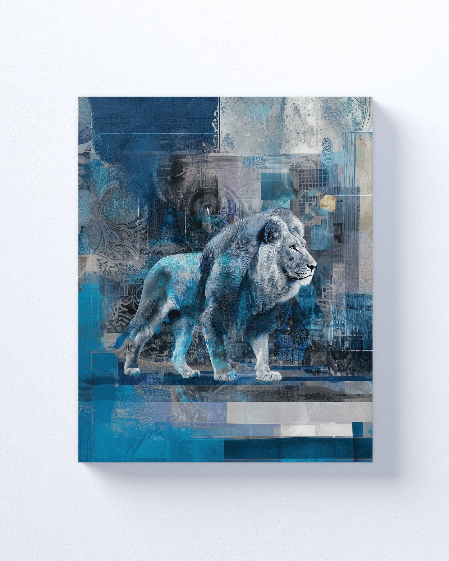 Detroit Lions Inspired Canvas or Poster Wall Art Print. Lions 1