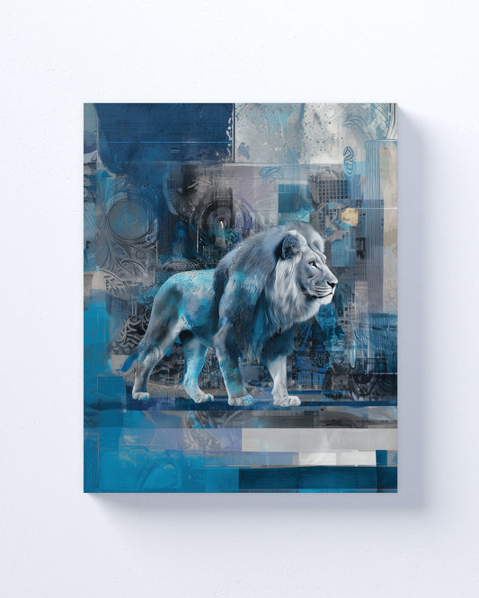 Detroit Lions Inspired Canvas or Poster Wall Art Print. Lions 1