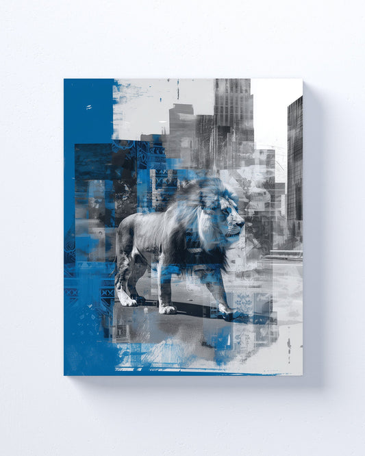 Detroit Lions Inspired Canvas or Poster Wall Art Print. Lions 2
