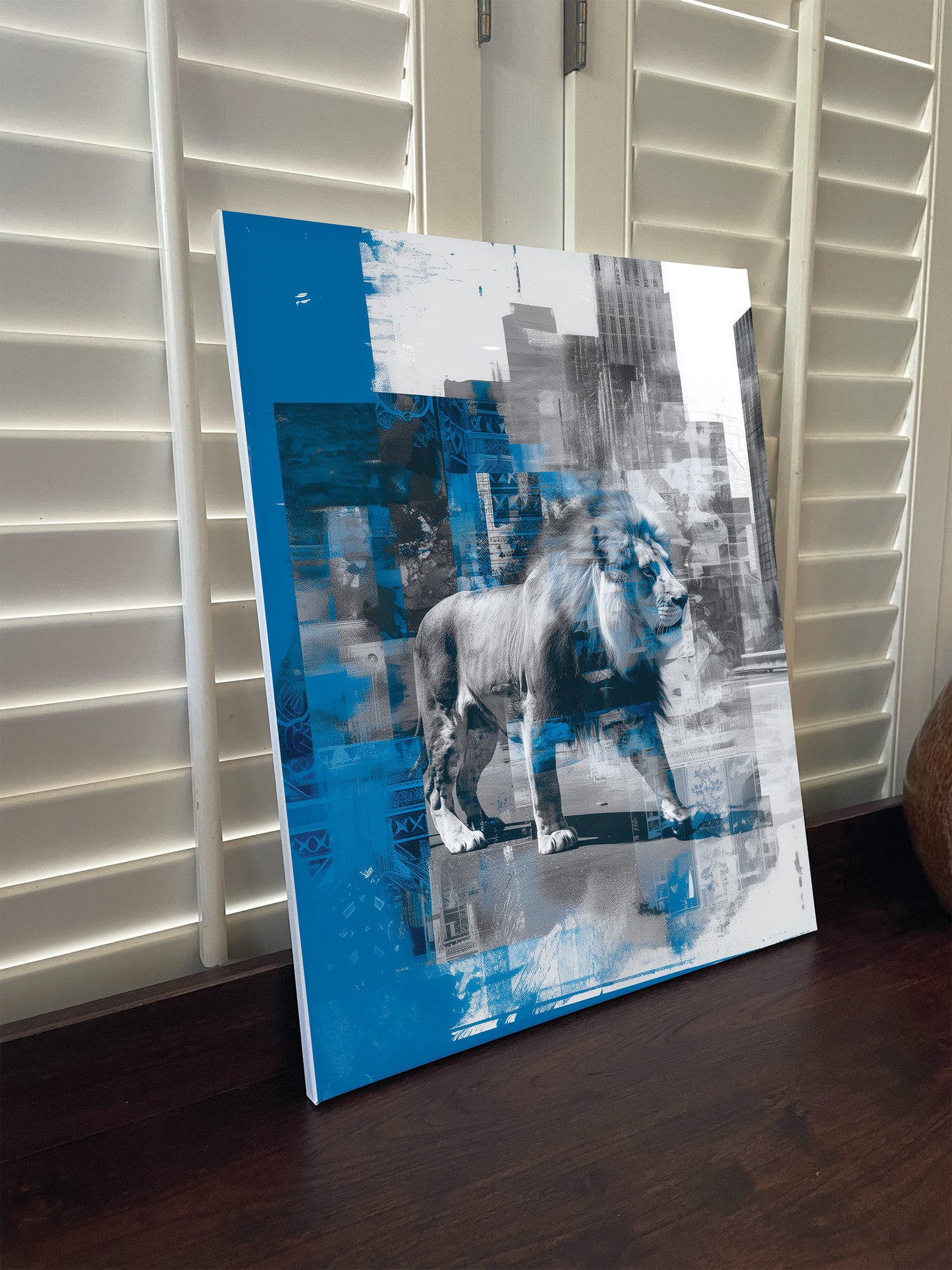 Detroit Lions Inspired Canvas or Poster Wall Art Print. Lions 2