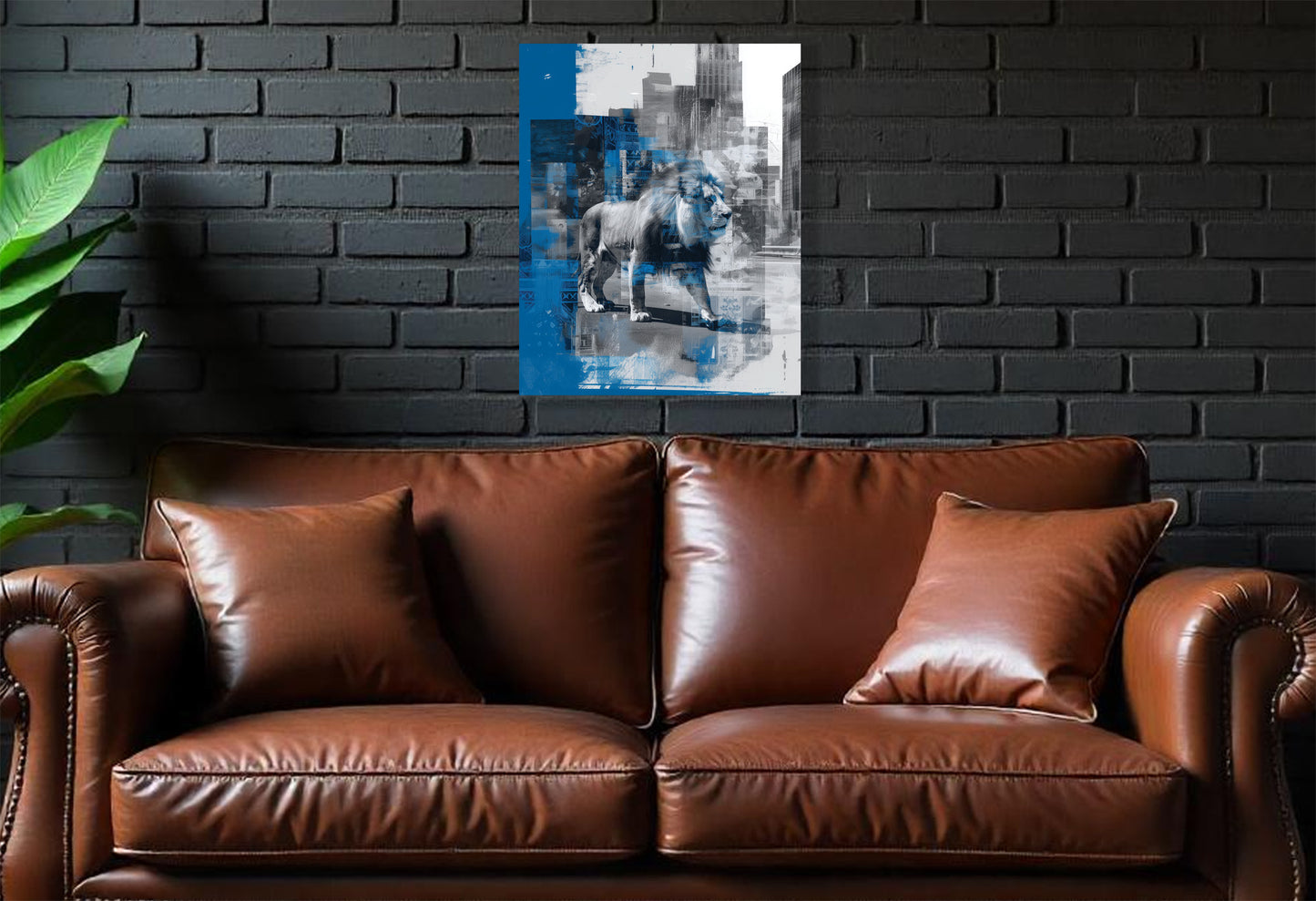 Detroit Lions Inspired Canvas or Poster Wall Art Print. Lions 2