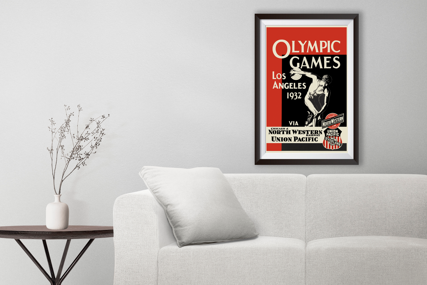 Los Angeles 1932 Olympic Games Vintage Travel Poster, Los Angeles 1