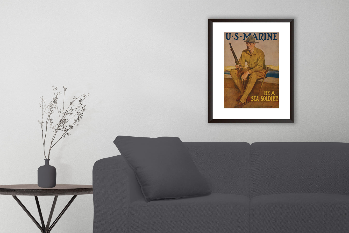 Vintage US Marines Recruitment Poster. Marines 2