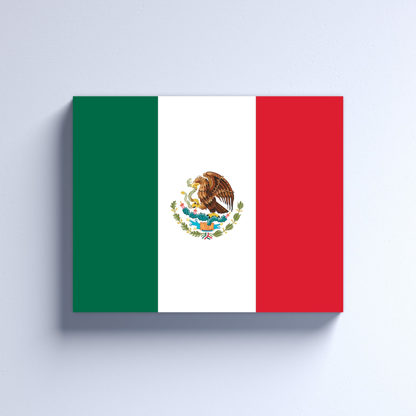 Mexico Flag on Canvas or Poster print.