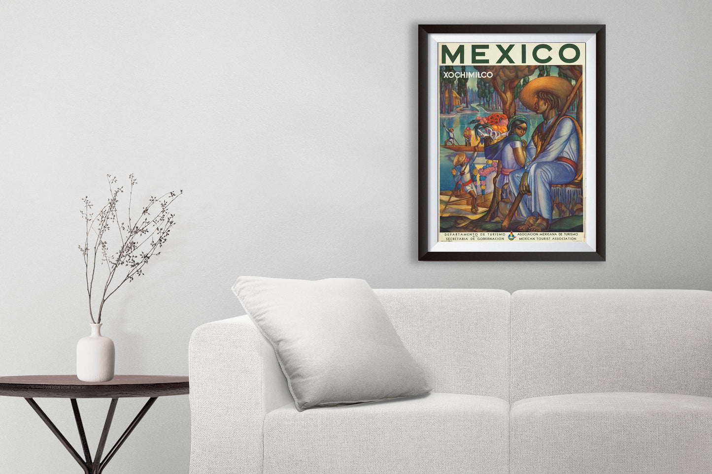 Vintage Mexico Travel Poster from the 1920's and 1930's. Mexico 1