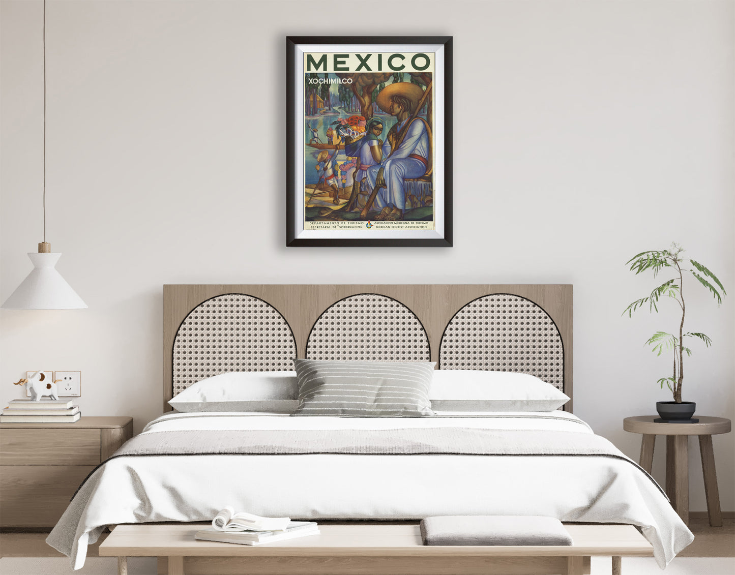 Vintage Mexico Travel Poster from the 1920's and 1930's. Mexico 1