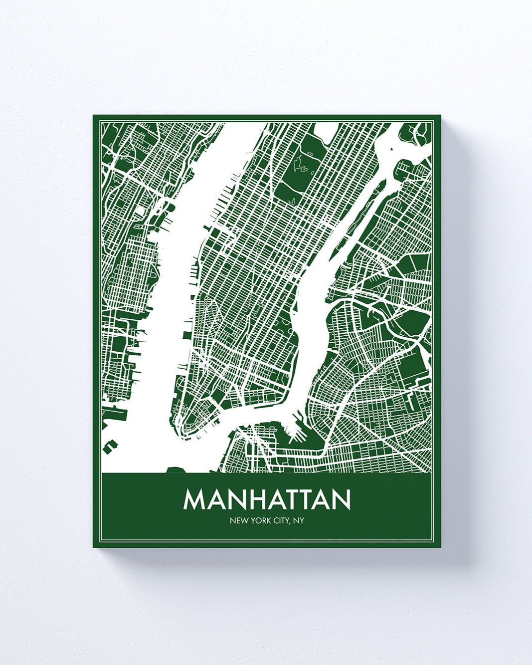 Modern Manhattan, Minimalist Canvas or Poster print.