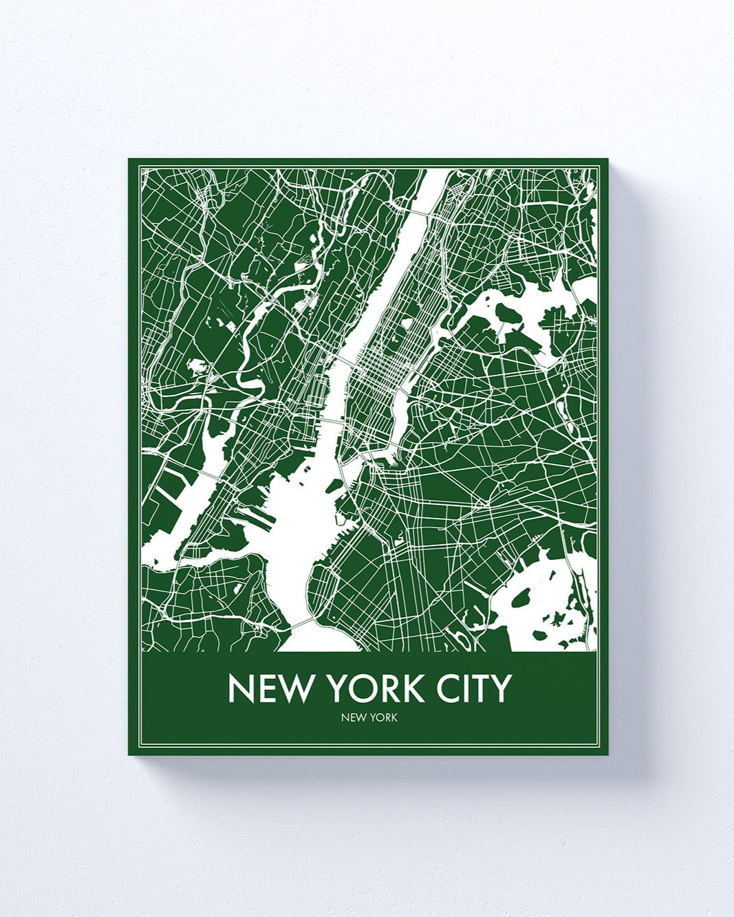 Modern New York City, Minimalist Canvas or Poster print.