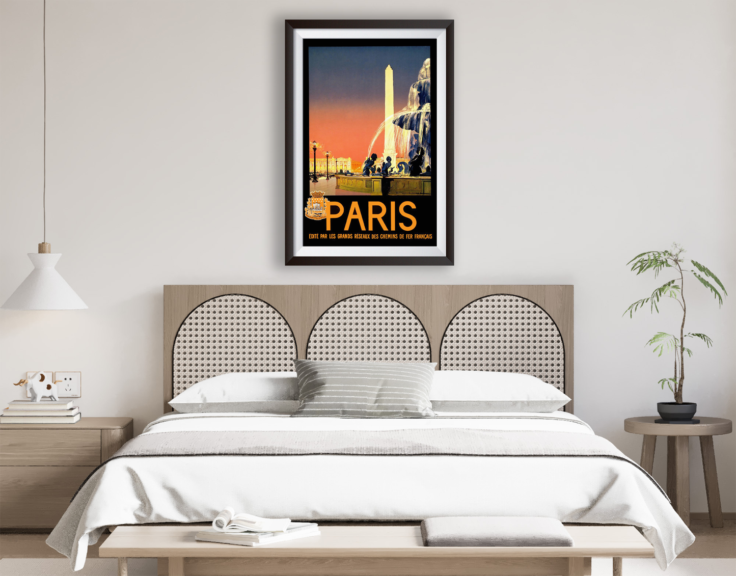 Paris, France Vintage Travel Poster from the 1920's and 1930's. Paris 2