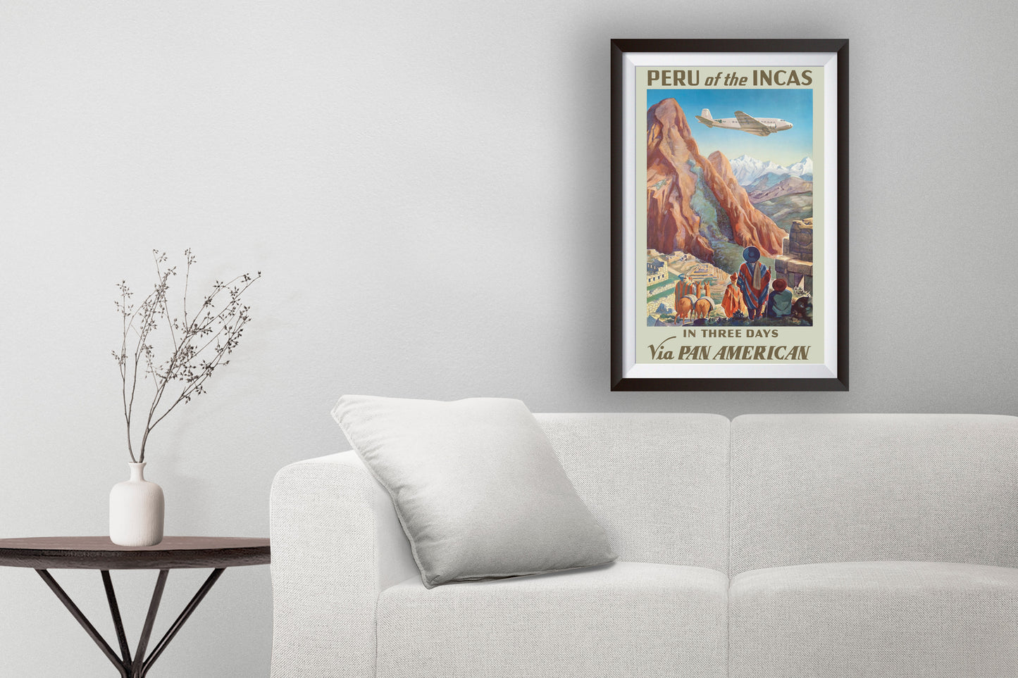 Vintage Peru Travel Poster from the 1920's and 1930's, Peru 1