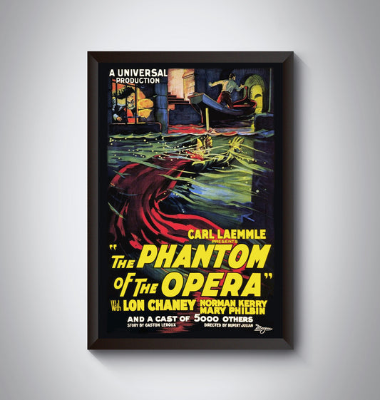 Vintage Phantom of The Opera Movie Poster.