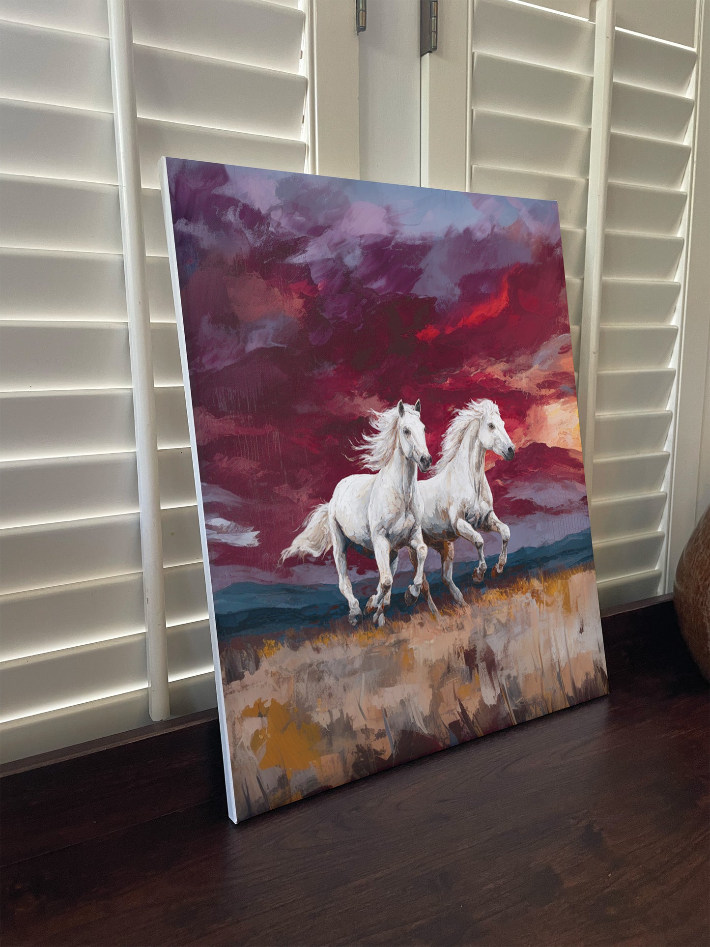Sooners/Settlers Inspired Canvas or Poster Wall Art. Crimson and Cream. Sooners 2