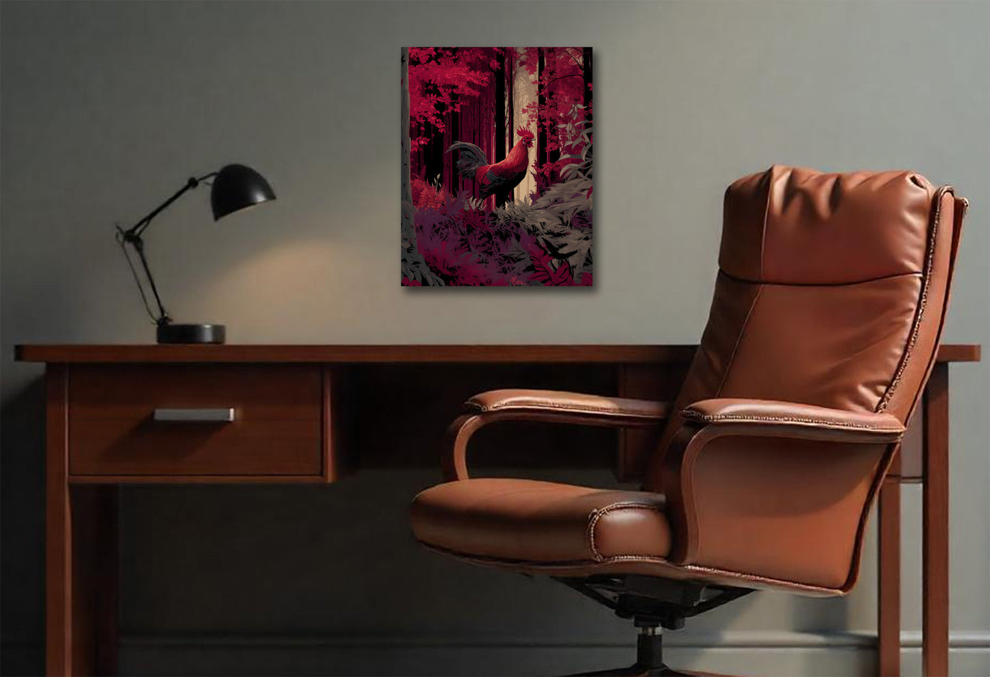 Camecock Canvas or Poster Wall Art. Maroon and black. Gamecocks 1
