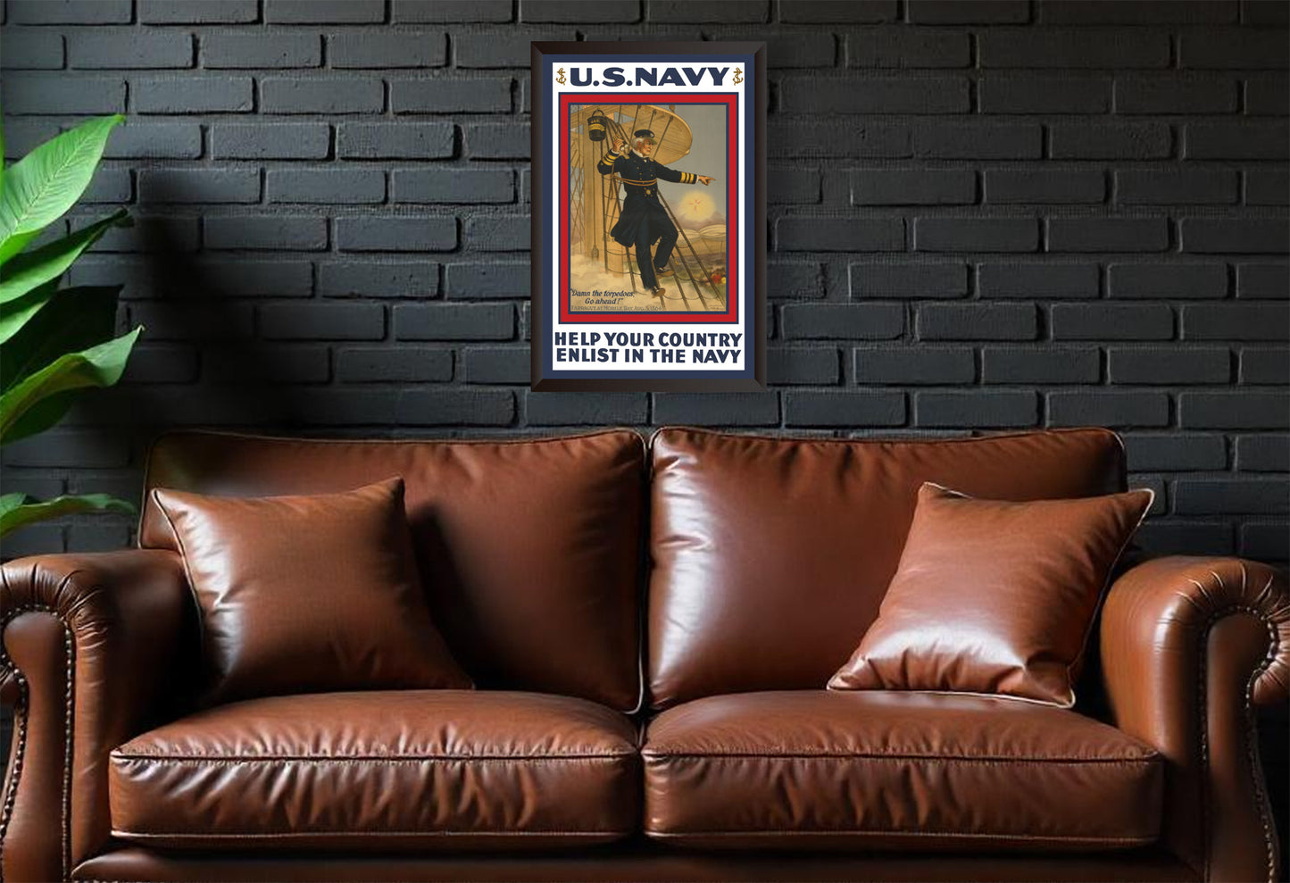 US Navy Vintage Recruitment Poster.