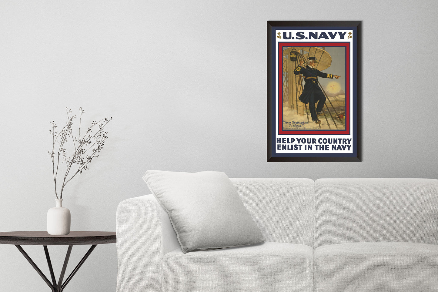 US Navy Vintage Recruitment Poster.